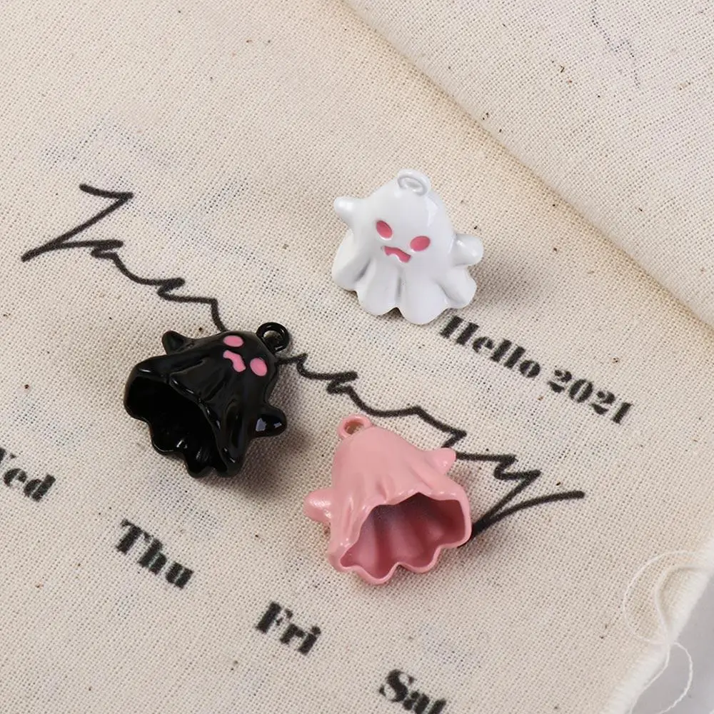 Fashion Spooky Ghost Phone Charms Halloween Cartoon Phone Lanyard Kawaii Alloy Y2K Phone Strap Jewelry Gift