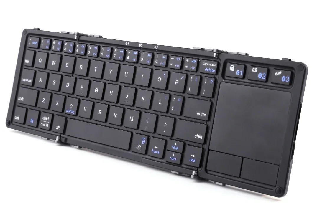 IClever BK08 Portable Tri-folding BT Keyboard With Touc     ad