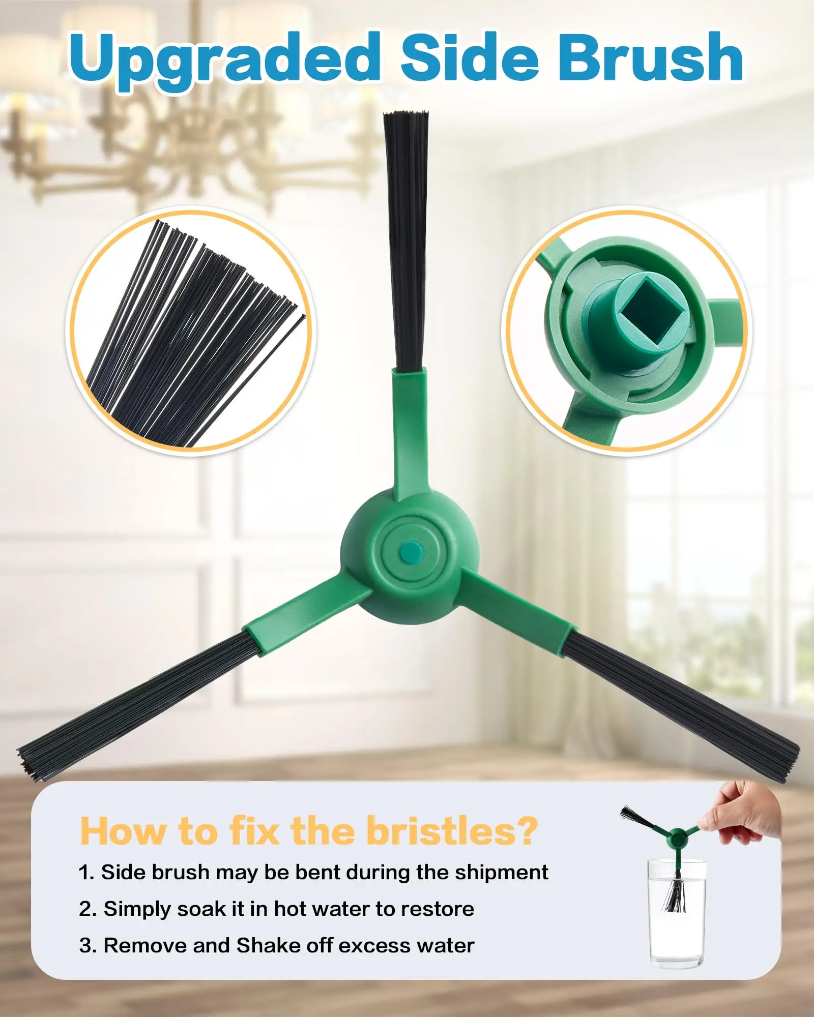 Compatible for IRobot Roomba Combo Essential, (Roomba Vac Essential), Roomba 105 Combo, Roomba 104 Combo Y0140、Y0110 Y0112 image 5