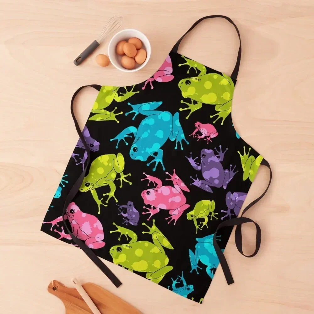 

Harmonious frog pattern Apron barber men Things For The Home innovative kitchen and home items Manicurists Apron