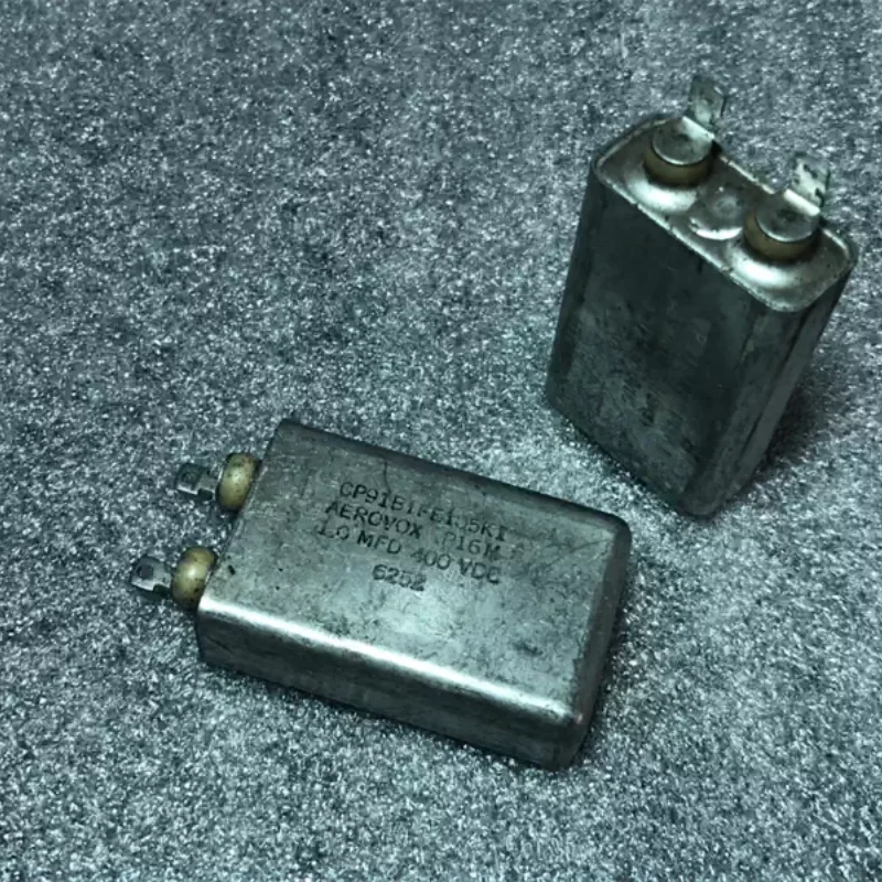 Antique American AEROVOX 400V 1UF CP91B1FE105K gallbladder machine coupled oil immersed capacitor