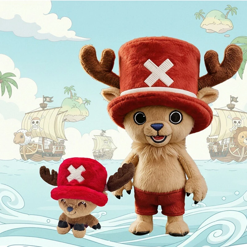 

Hot Anime One Piece Cartoon Figure Chopper Plush Doll Cute Ship Doctor Stuffed Doll Kids Xmas Birthday Gifts