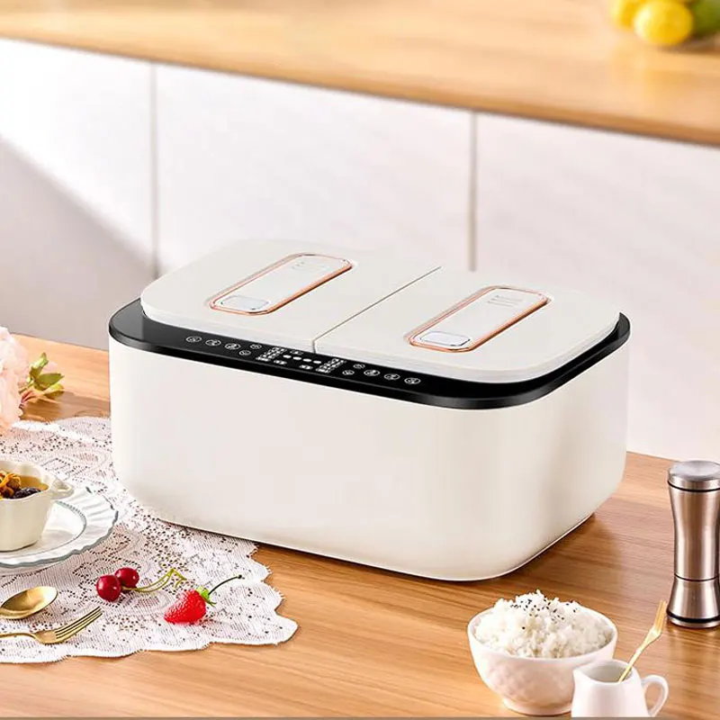 

Zhongshan Factory 110V 220V Rice Cooker Accessories SKD CKD Smart Double Pot Rice Cooker Electric Multifunction