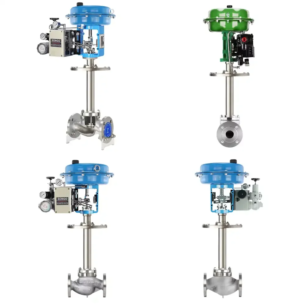 

Bellows Cryogenic Pneumatic Flow Control Globe Valve Flange ANSI 300 Stainless Steel 304 Pneumatic Pressure Control Valve