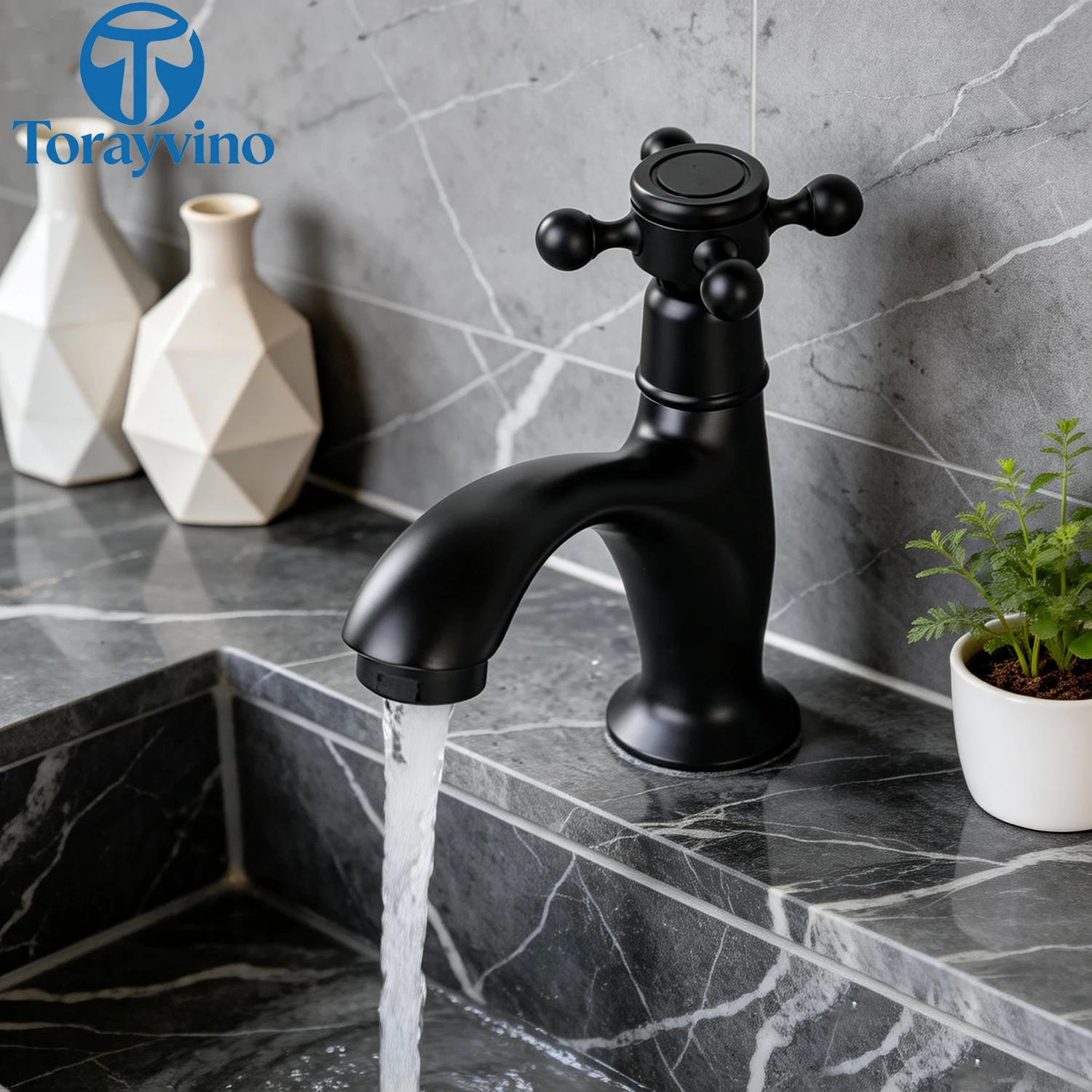 

Torayvino Смеситель для ванной комнаты, однорычажный смеситель, монтируемый на палубе, умывальник Torneira, раковина для ванны, только насадка для крана для холодной воды