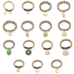 Fashion Stainless Steel Gold Color Rings for Women Elastic Adjustable Ring Girl Wedding Jewelry Anniversary Gifts