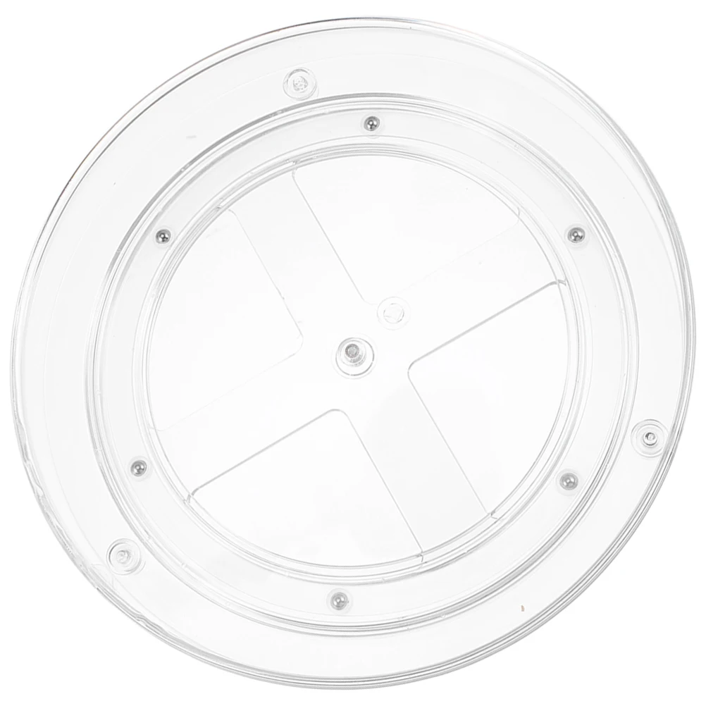 

Acrylic Kitchen ganizer Rotating Rack Spice Jars Shelves Turntable Condiment Holder Round Tray Storage Safe Material