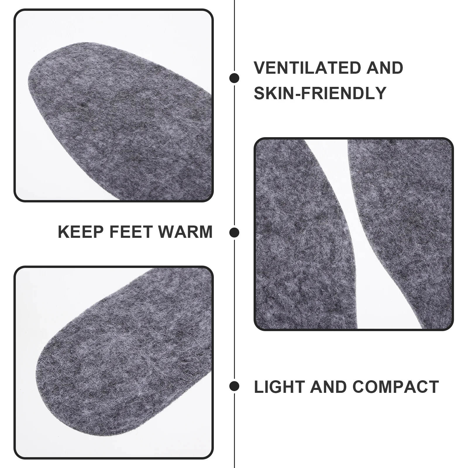 5 uds suelas de botas de invierno plantillas de fieltro insertos de zapatos de invierno plantillas de botas gruesas para zapatillas botas almohadillas de suela herramientas para el cuidado de los pies