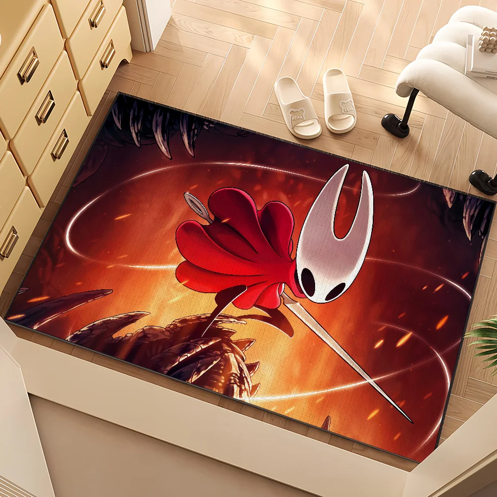 game funny H-Hollow Knight S-Silksong small Rug Carpet Home Decor Bedroom Mat Hallway Balcony Carpet Entrance Doormat Decoration
