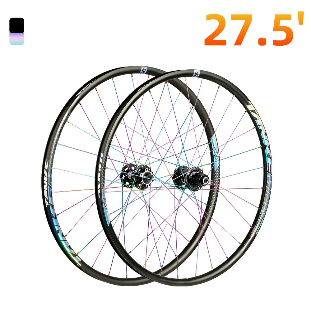 TANKE Mountain Bike WheelSet 26 27.5 29 inchs 120 Click 4 Pelin QR TA MTB Race Bike Wheel 7-12S cassette Flywheel 1.95-2.5 Tire