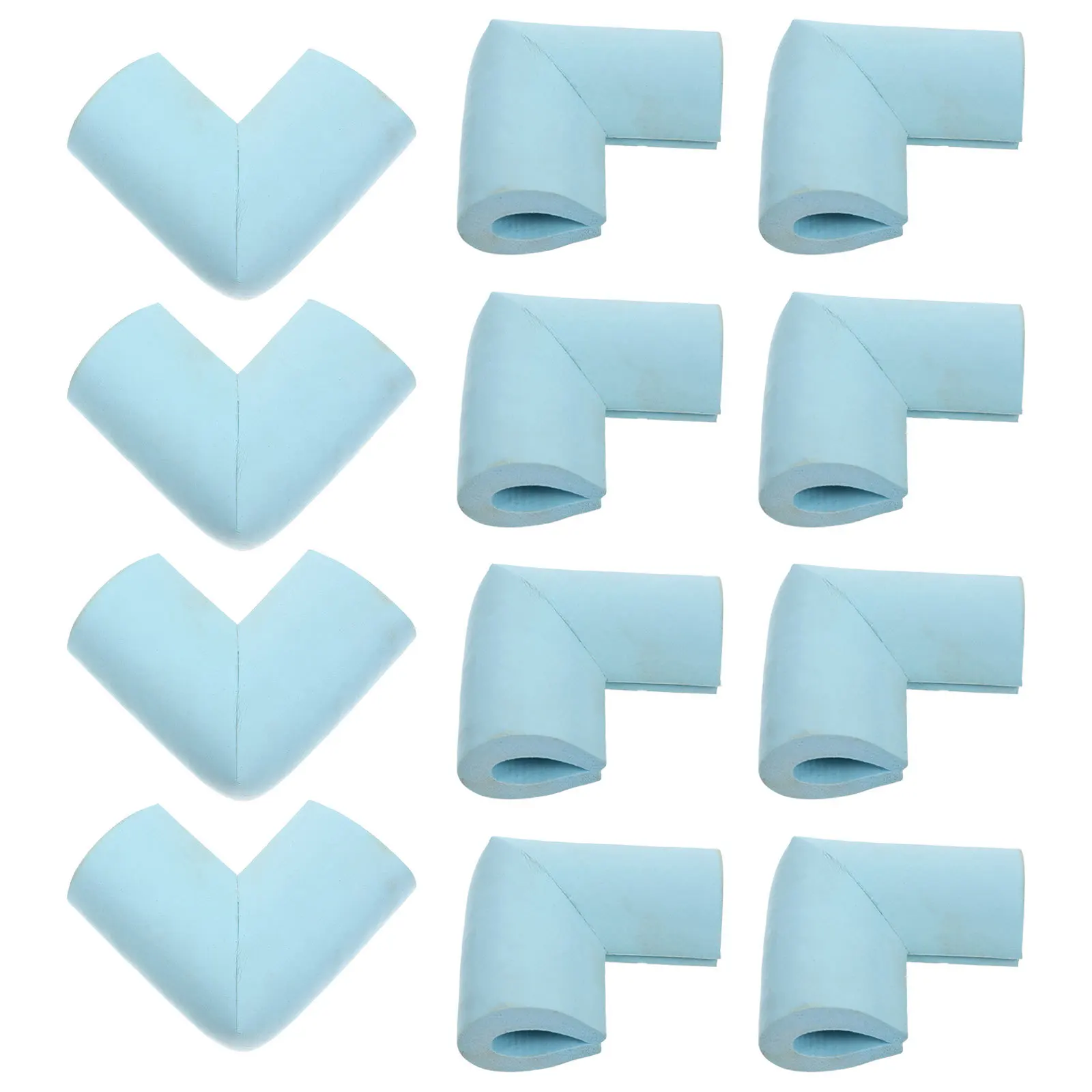 12Pcs Corner Protector Soft Foam Furniture Corner Guard Bumper Protective Cover for Table Bed Frame Transport Furniture Bumpers