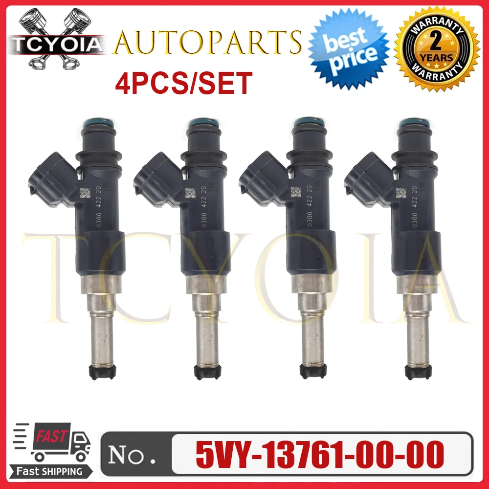 4pcs-fuel-injectors-5vy-13761-00-00-for-yamaha-yzf-r1-2004-2006-fz1-fzs10-2006-2014-r1-50th-anniversary-r1-limited-edition-2006