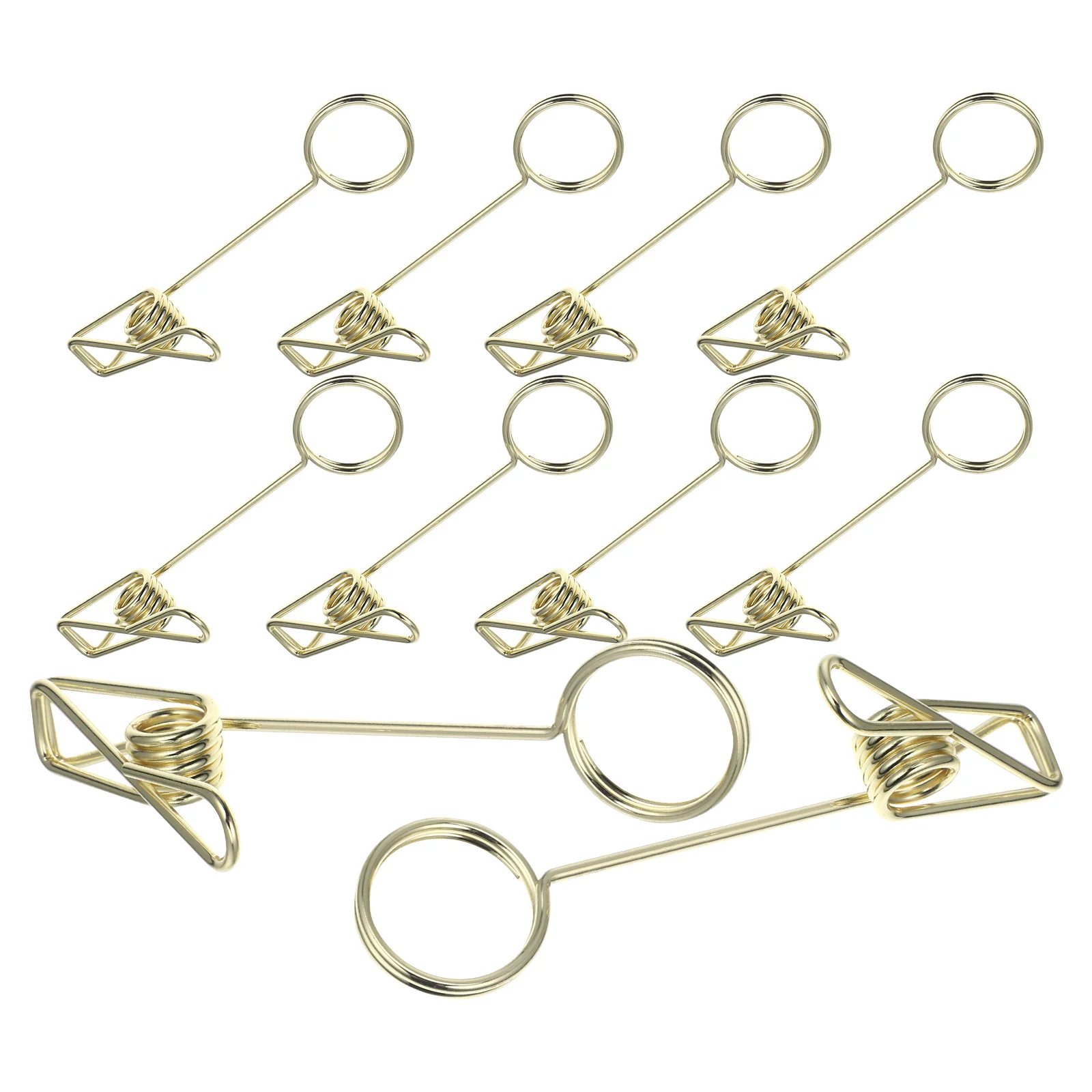 

10 шт., зажимы для фотографий, железные многоразовые держатели для заметок, подставки для номеров, зажимы для фотографий для свадьбы, офиса, украшения для дома и вечеринки