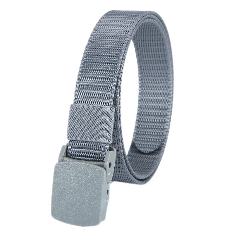 New Kids 2.5cm Width Belt Children Military Unisex Canvas Automatic Buckle Nylon Belt Outdoor Tactical Canvas 90cm image 5