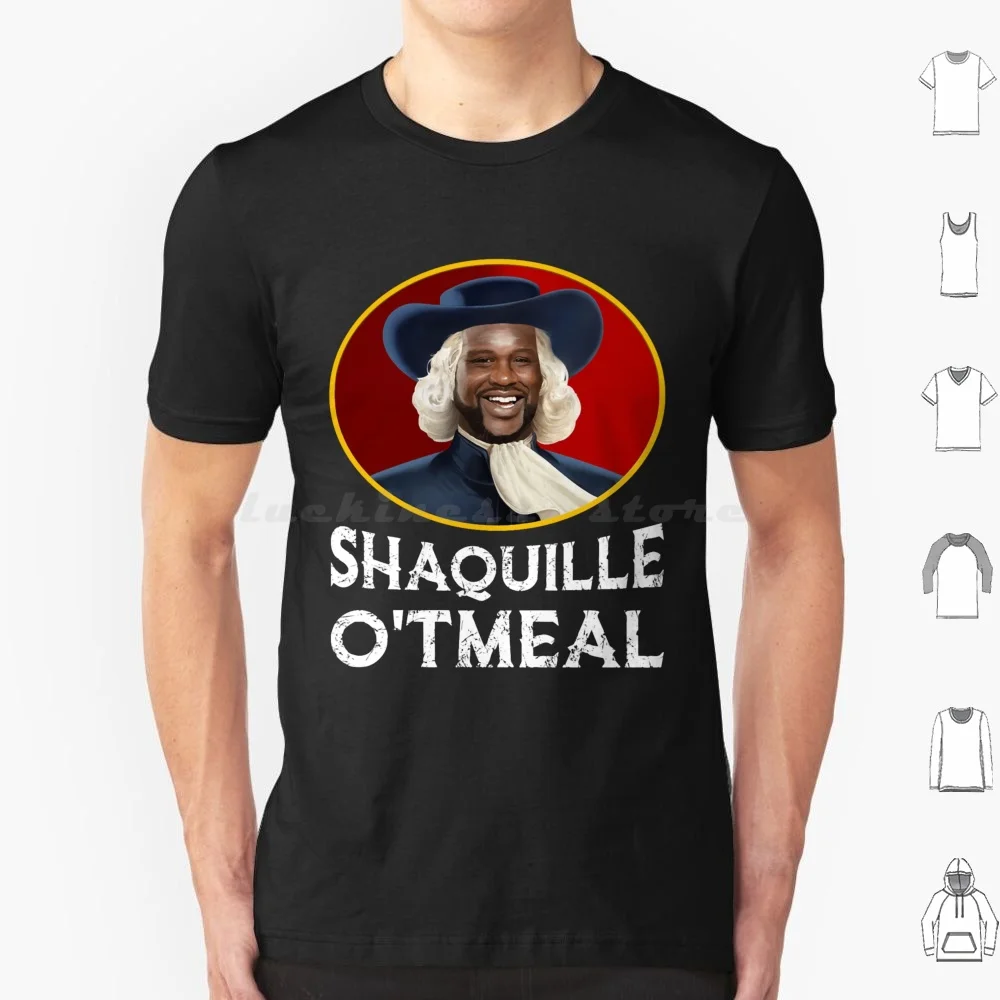 Shaquille camisa de avena divertida Shaquille O'tmeal camiseta de algodón hombres mujeres DIY estampado divertido Shaquille Shaq Meme baloncesto