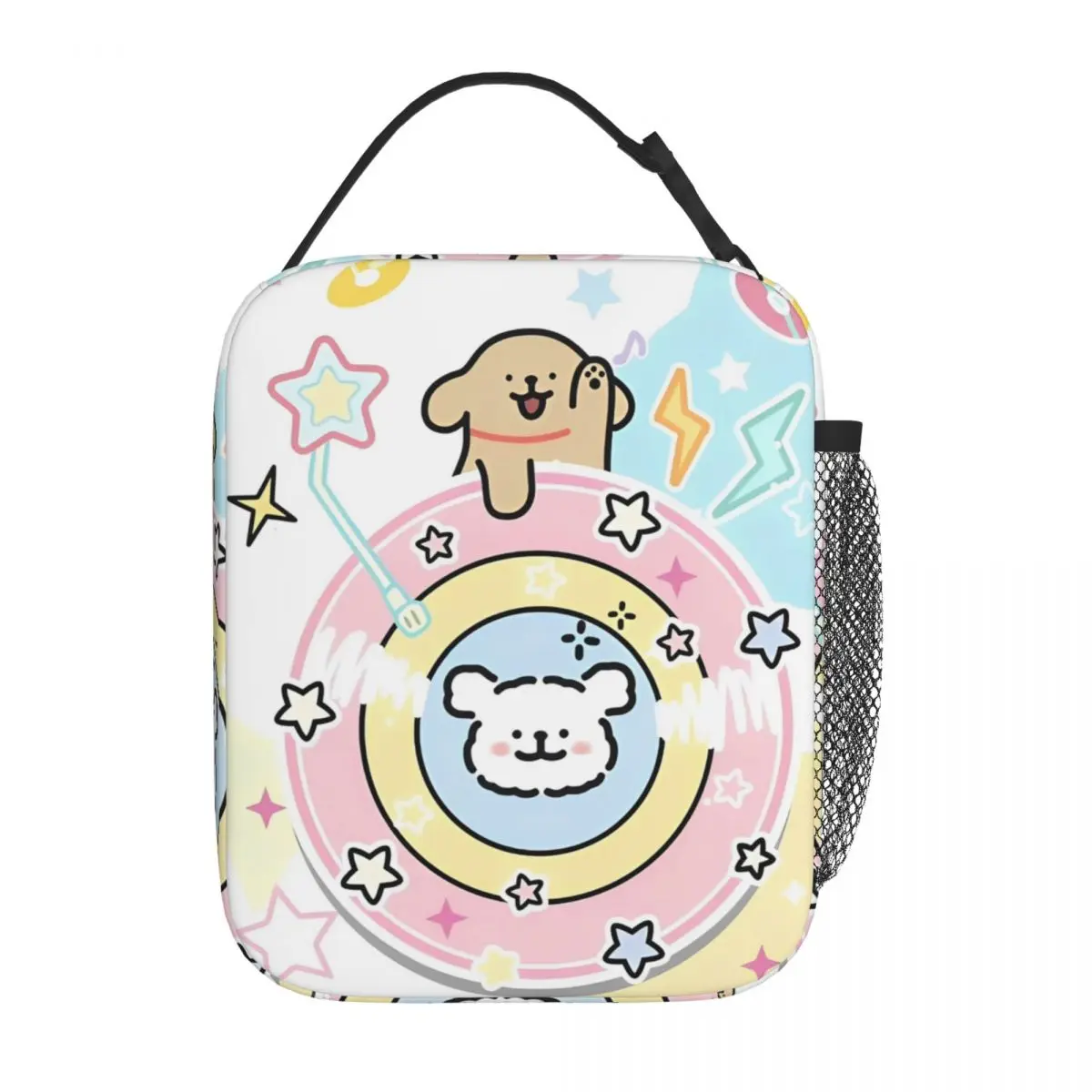 

Maltese Cartoon Insulated Lunch Bag High Capacity Cute Puppy Reusable Thermal Bag Tote Lunch Box Work Outdoor Men Women