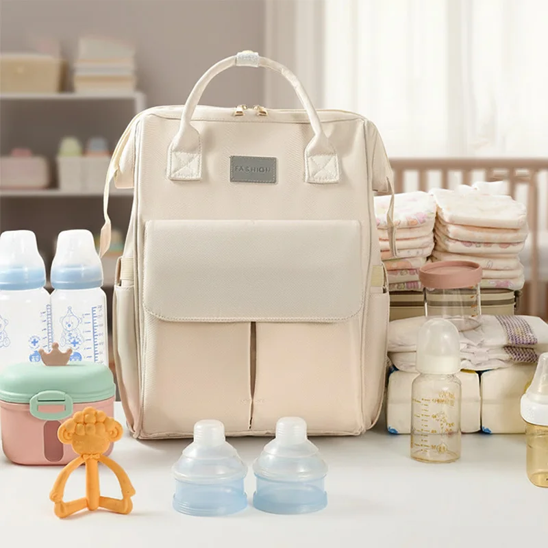 

Newborn Mommy Mother and Baby Bag Fashion Large Capacity Multifunctional Baby Diaper Bag Portable Travel Outing Care Bag