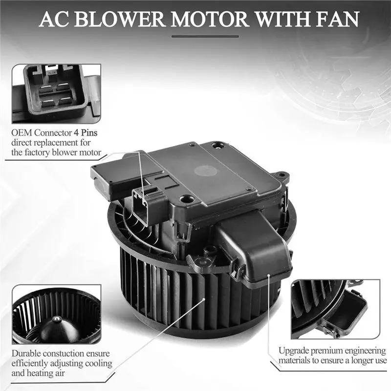 FL3Z-19805-E Car A/C Heater Blower Motor Fan For Ford F-150 F-250 F350 Expedition Lincoln Navigator 18-24 FL3H-19846-AG