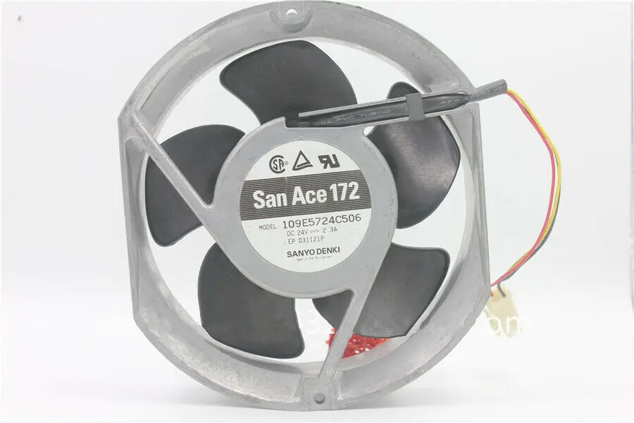 

1PC SANYO 109E5724C506 24V 2.3A 17251 aluminum frame cooling fan #