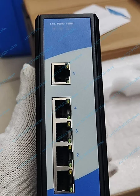 1pcs ut-64005g industrial grade 5-port gigabit unmanaged switch, wide voltage power supply 10-52vdc, support 10/100/1000mbps