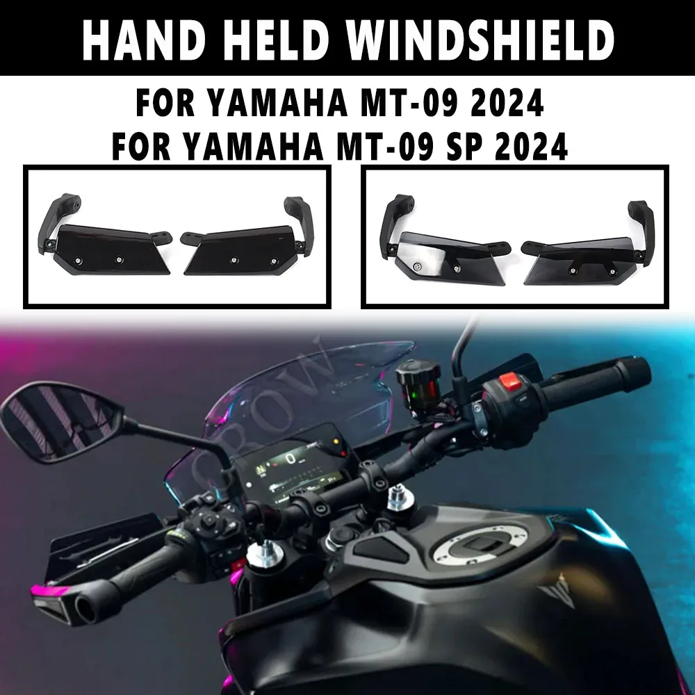 MT-09 Suitable For YAMAHA MT-09 MT-09 MT 09 MT09 SP 2024 New Motorcycle Accessories Modified Decorative Hand Windshield