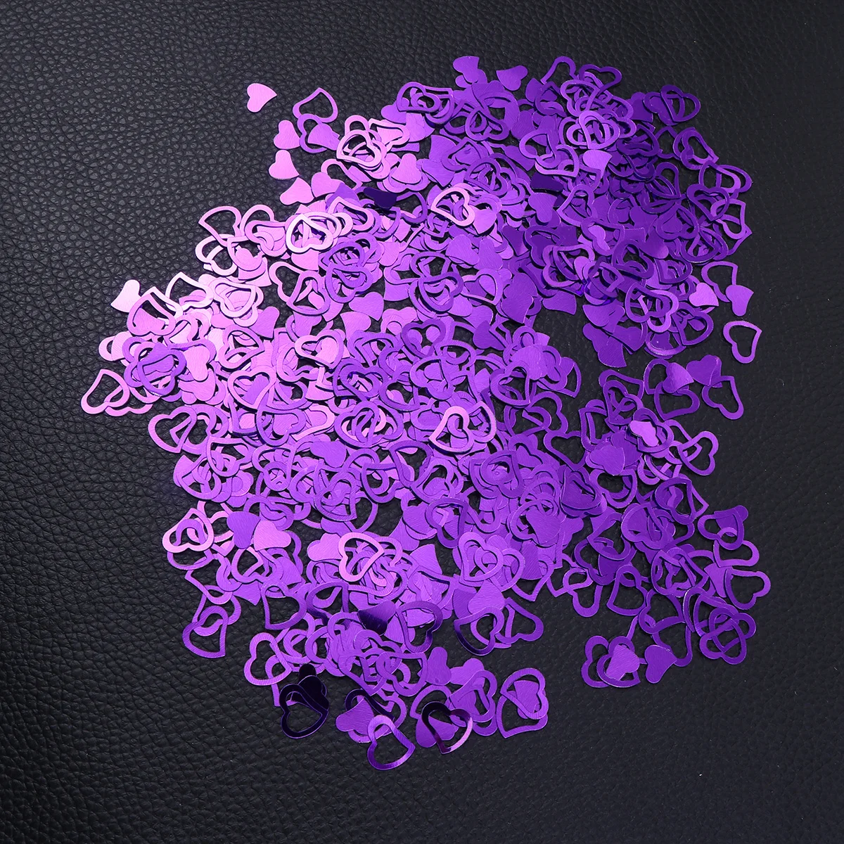 

3000Pcs Purple Heart Shape Confetti Ideal Table Scatter for Anniversary Welcome Banquet Balls Party Decor Supplies