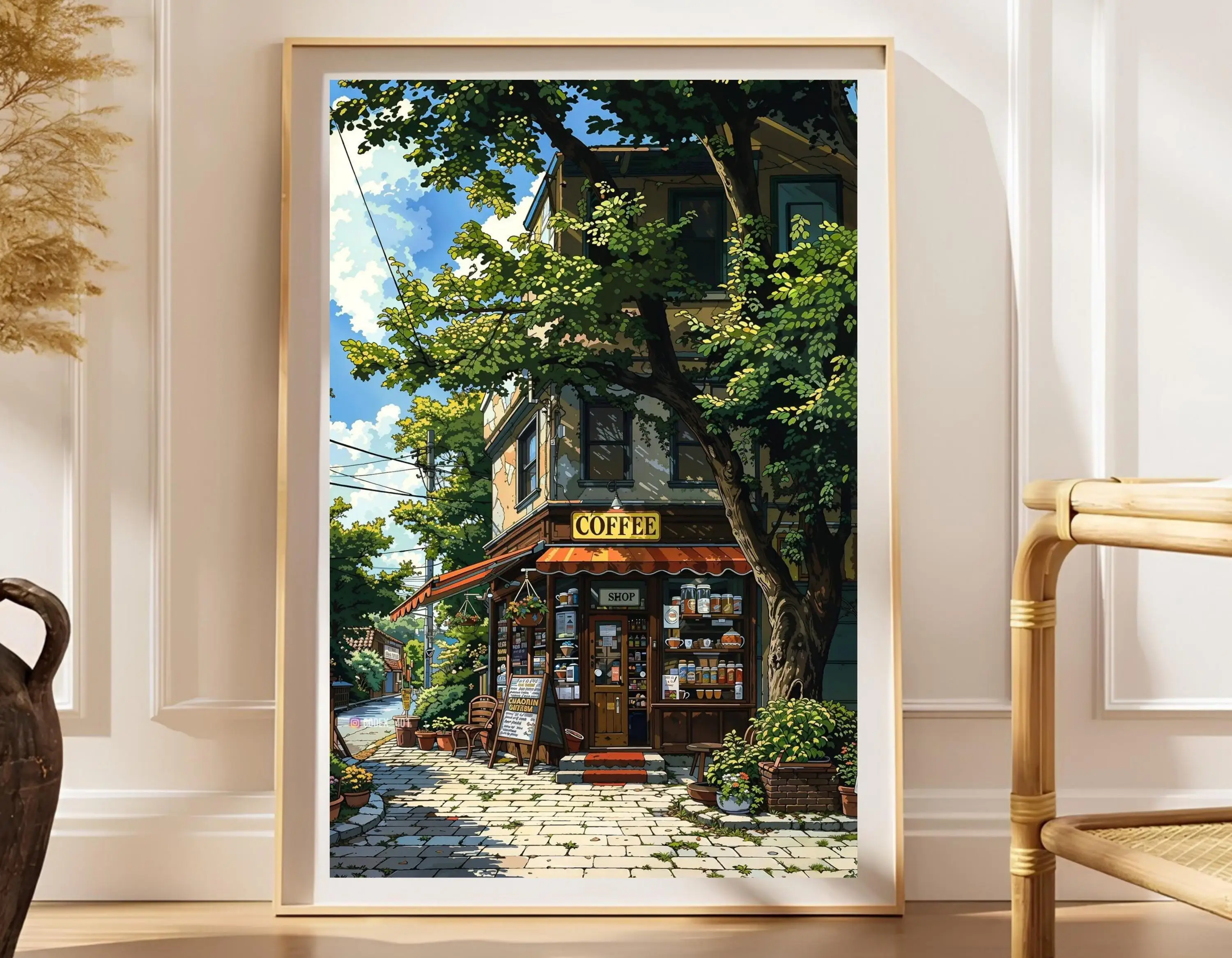 Cozy Japanese Cafe Anime Stree - огляд і ціна Japanese Lifestyle Anime