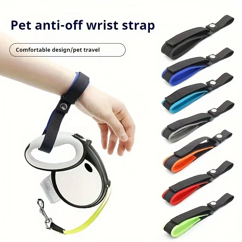 

New Dog Leash Wrist Strap Dog Leash Short Rope Retractable Hands Free Wrist Strap Anti-dislodging Short Dog Lead For Dog Leashes