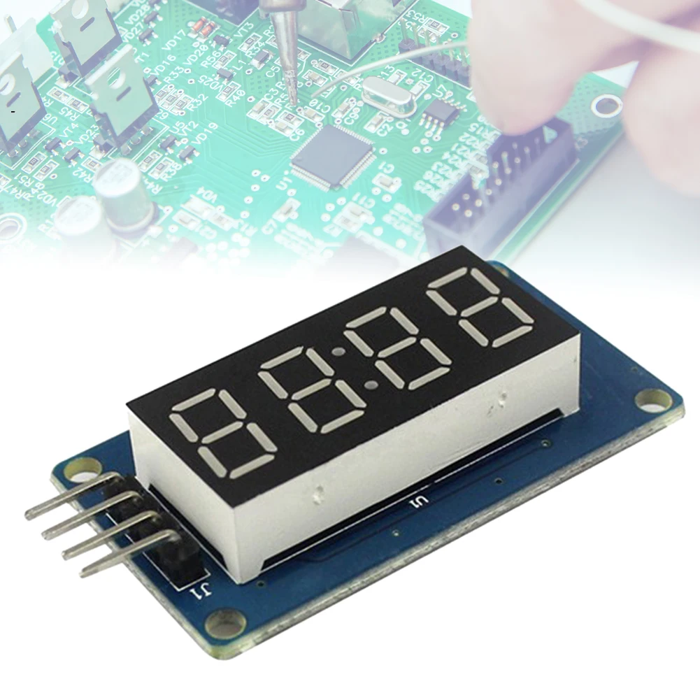 TM1637/TM1638/ 4/8 Bits LED Segment Display Module for Arduino Clock RED Anode Tube Driver Board