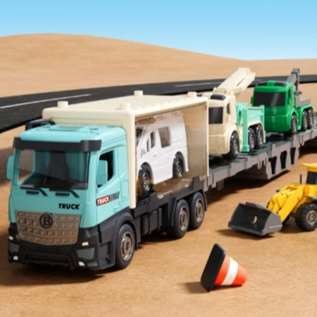 

Children's storage truck set, foldable storage and transport vehicle model toy gift car