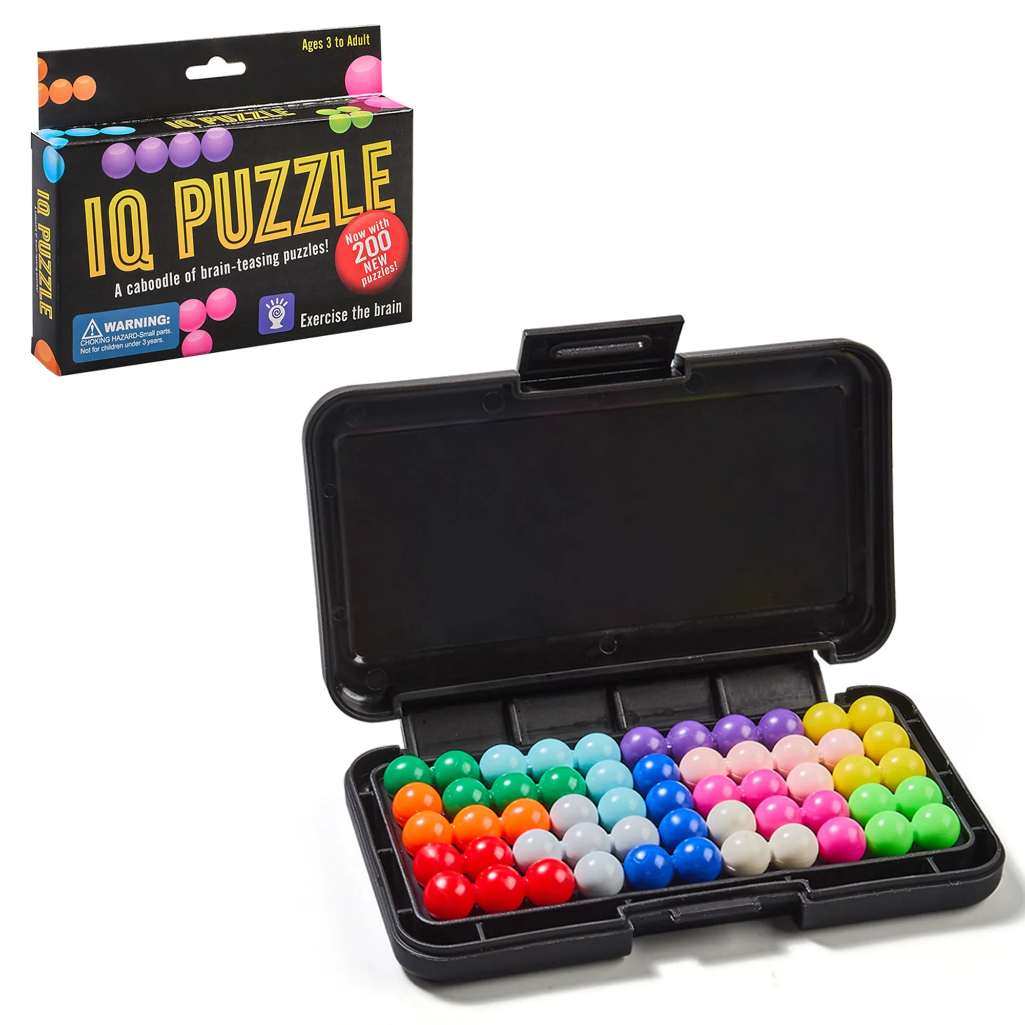 Educational Insights  Brain Teaser 3D Puzzle, Cognitive Skill-Building Brain Game, 120 Challenges in Travel-Friendly Case