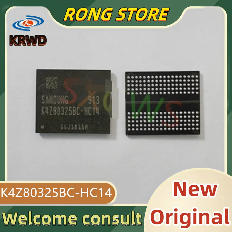 

2pcs K4Z80325BC-HC14 New and Original K4Z80325BC FBGA178