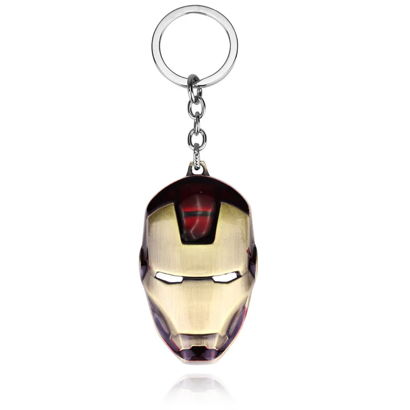 Hot selling Marvel Avengers Superhero Alloy Keychain Anime Pendant Movie Merchandise Car Pendant Gift