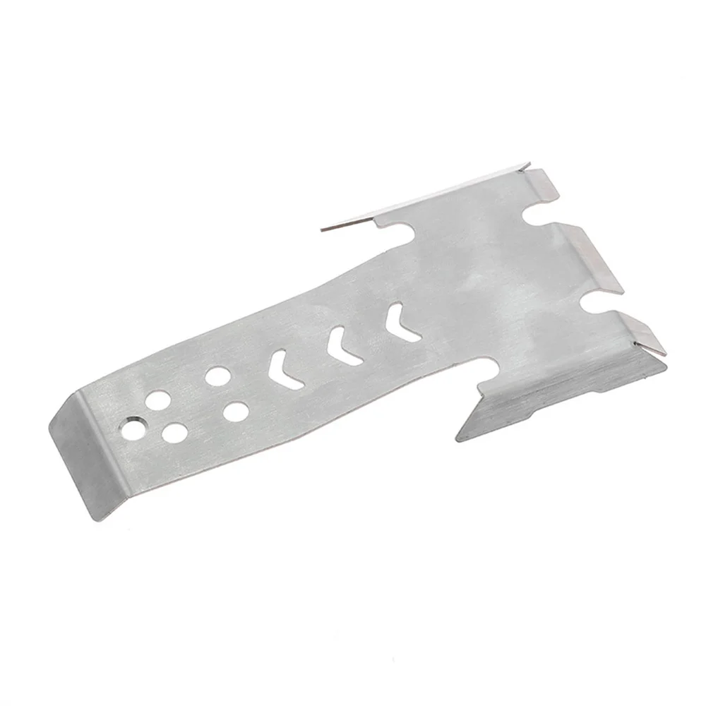 Stainless Steel Chassis Armor Axle Protector Skid Plate for Vanquish Products VP OPTIC H10 1/10 RC Crawler Car Upgrade Parts