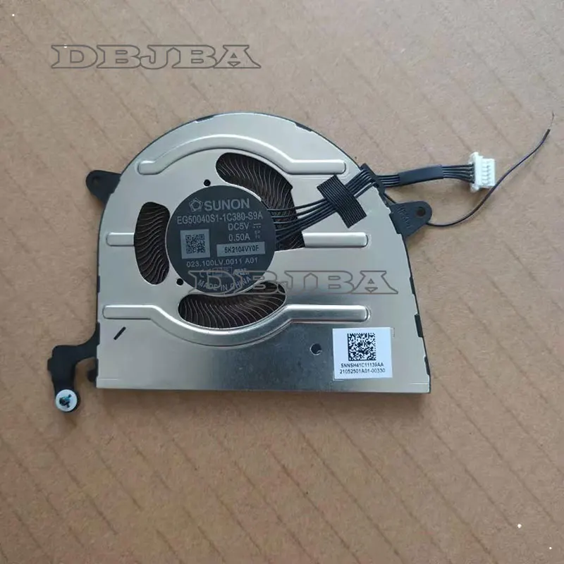 

Laptop CPU Cooling Fan For EG50040S1-1C380-S9A DC5V 0.50A 5Pin 023.100LV.0011 A01 Fan