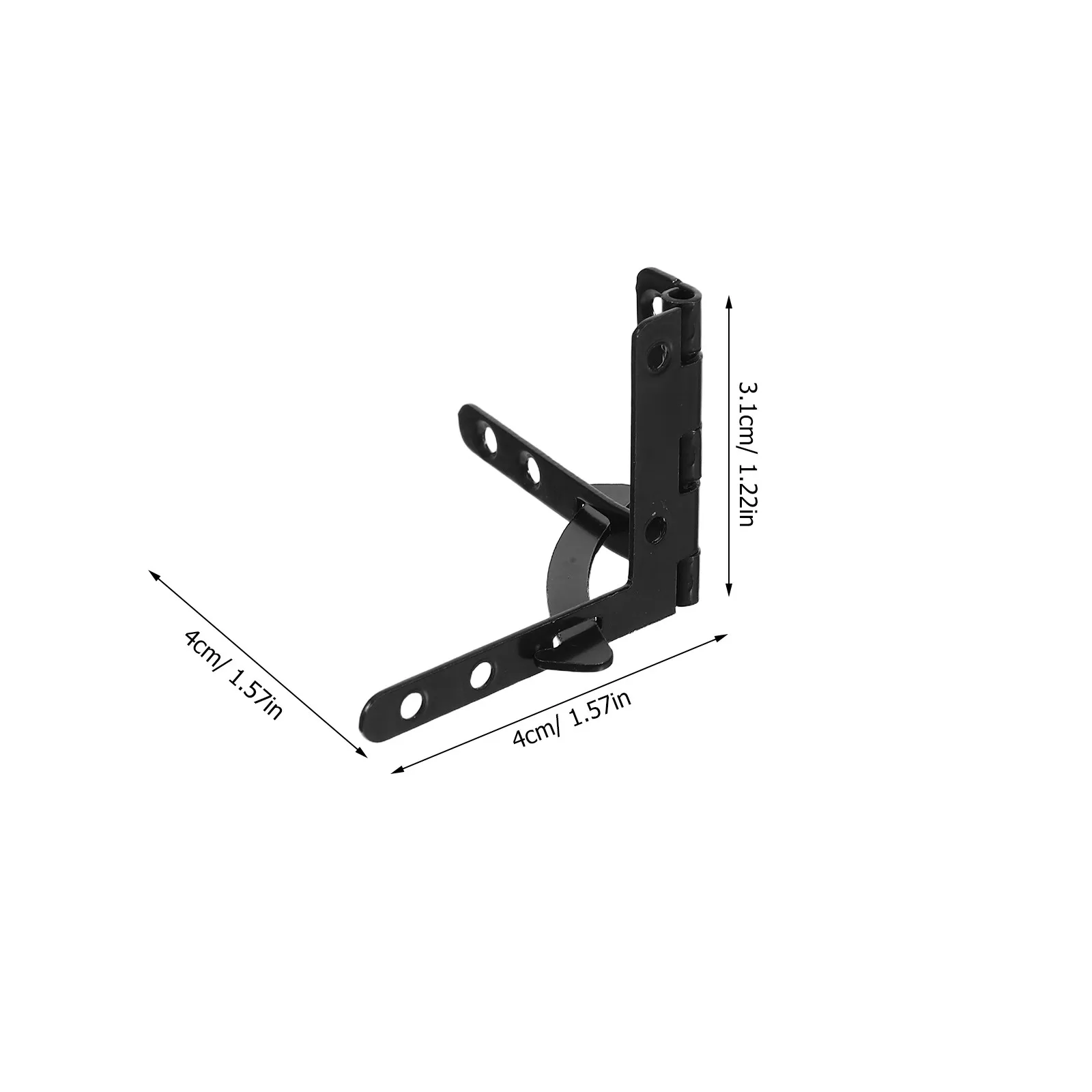 4Pcs L-Shaped Furniture Hinges 31x41mm Precision Small Metal Hinges for Jewelry Box Chest Cabinet Hardware Replacement Vintage