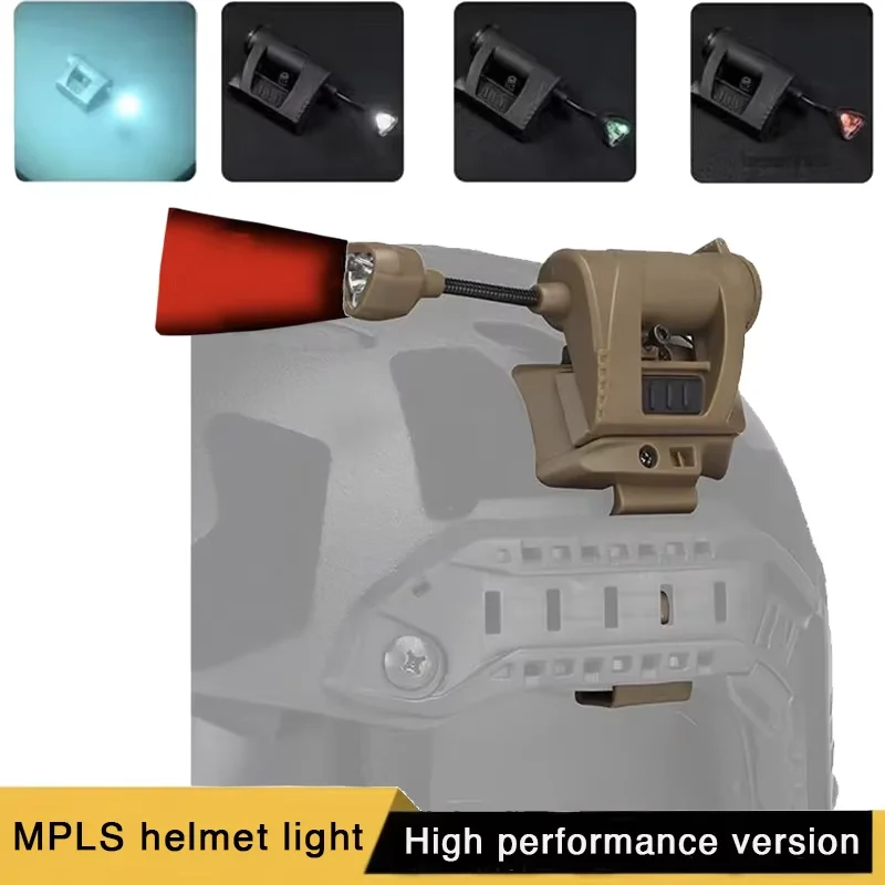 

Tactical Helmet Light LED Flashlight for Helmets, Outdoor Night Lighting Airsoft Helmet Light Hunting Airsoft Accessories