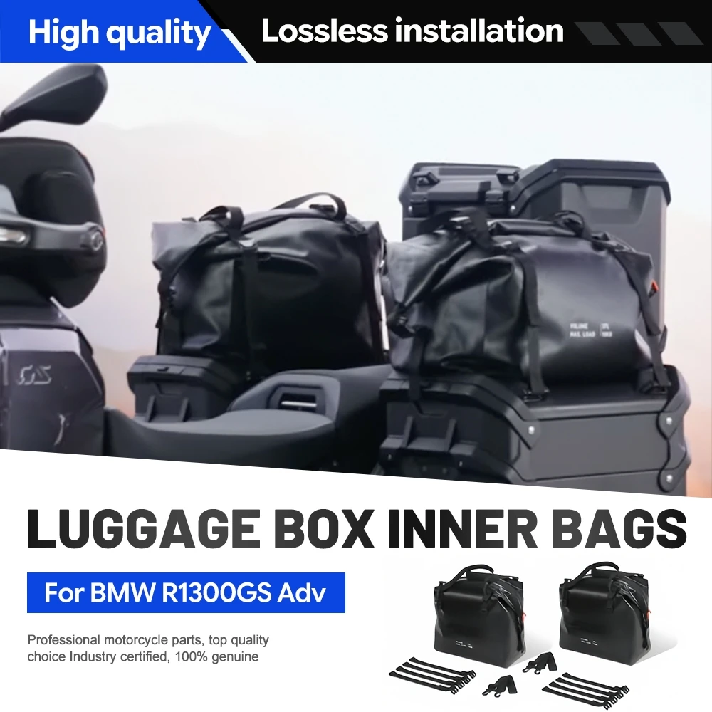 Motorcycle 3Pcs Waterproof Inner Luggage Storage Bag Side Case Liner For BMW R1300GS R1300GSA Adventure Mod Parts