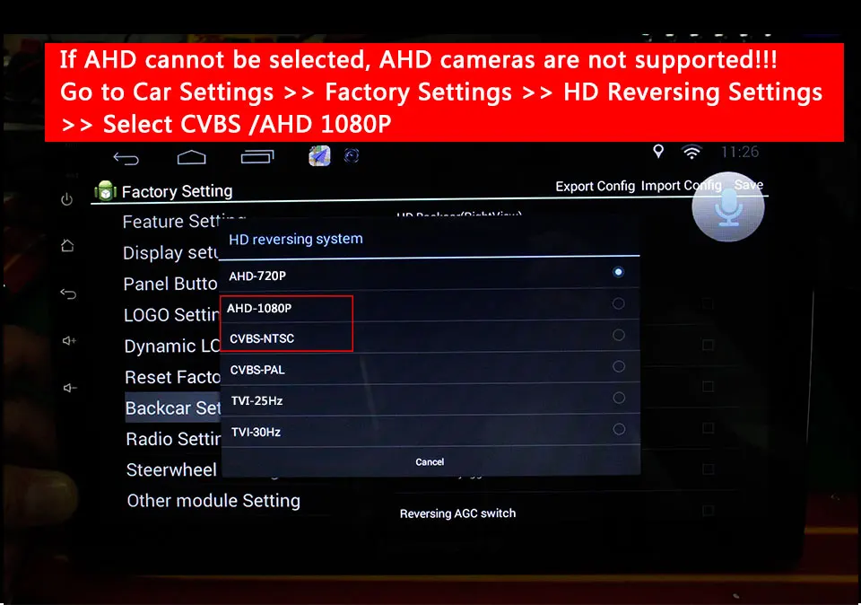 Smartour AHD 1080P Auto-Rückfahrkamera für BMW E60 E39 E90 E82 E61 X1 E84 X5 E70 E92 E91 3/5 Serie E88 E93 X6 Rückfahrkamera – Detail 2
