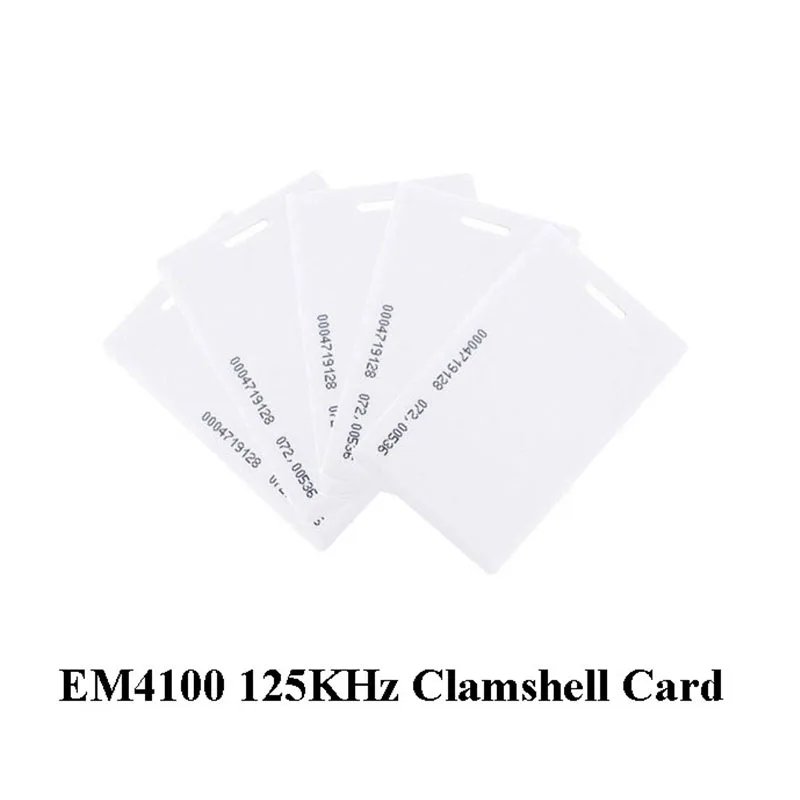 5/10Pcs RFID 1.8mm EM4100 Tk4100 125KHz Access Control Card Sticker Keychain Token Ring Contactless Chip Non-Rewritable ID Card