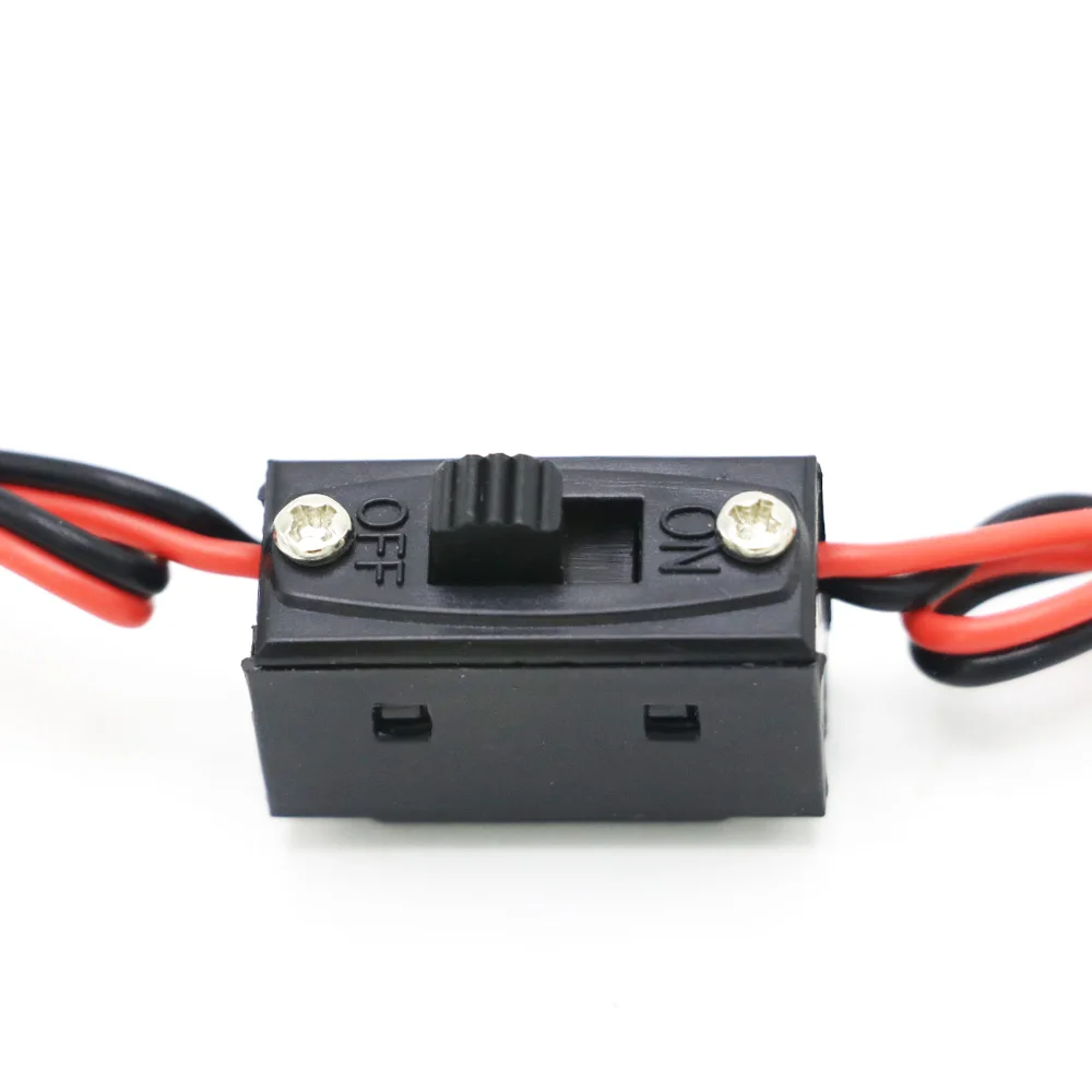 RC-Schalter-Steck verbinder Hochleistungs-RC-Schalter mit LED-Anzeige jr rc Ein-Aus-Steck verbinder Zubehör für Empfänger zubehör