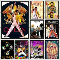Diamond Painting Cross Stitch Embroidery Kits Beads Puzzle Rock Band Mosaic Queen Freddie Mercury Rhinestone Wall Decor Bedroom