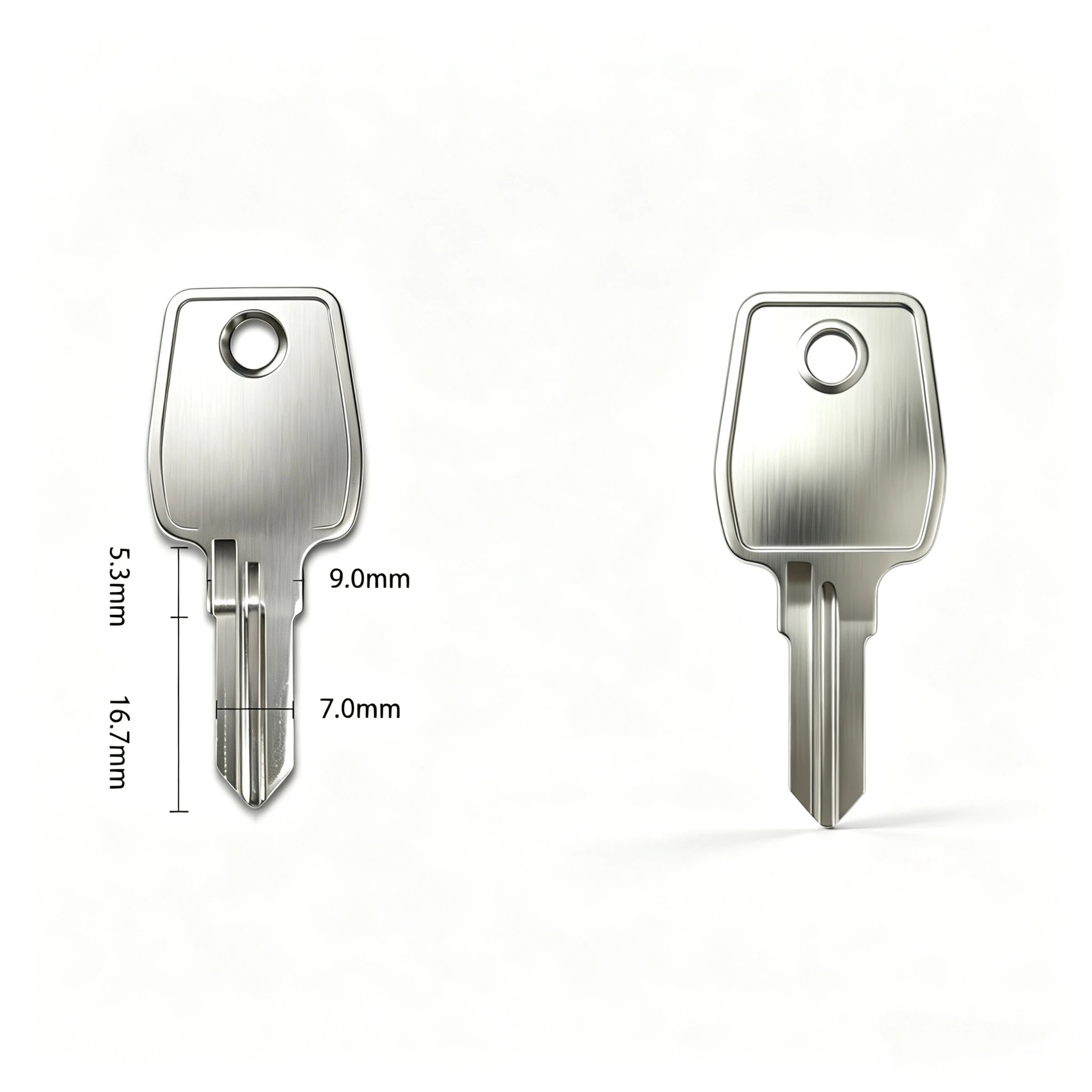 For Harley Davidson Tough Guy Muscle X48 X72 XL883N L R XL1200 Blank Uncut Replacement Motorcycle Key