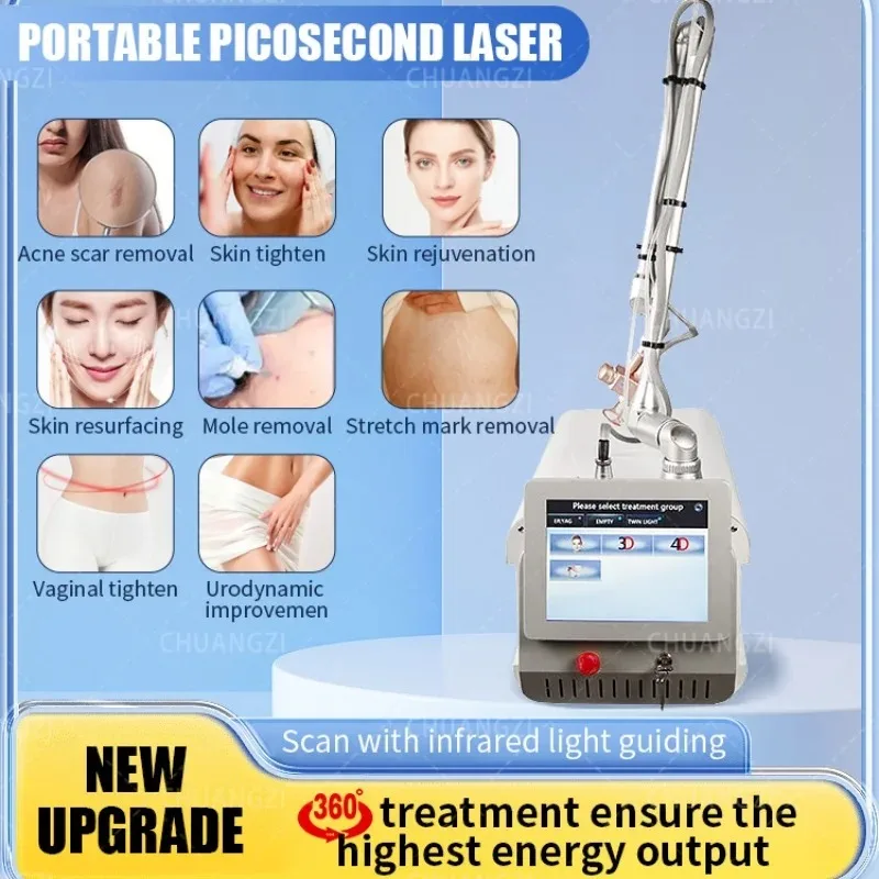 Tragbare schmerzlose CO2-Fractional-Laser-Narbenentfernungsmaschine zur Hautverjüngung,
