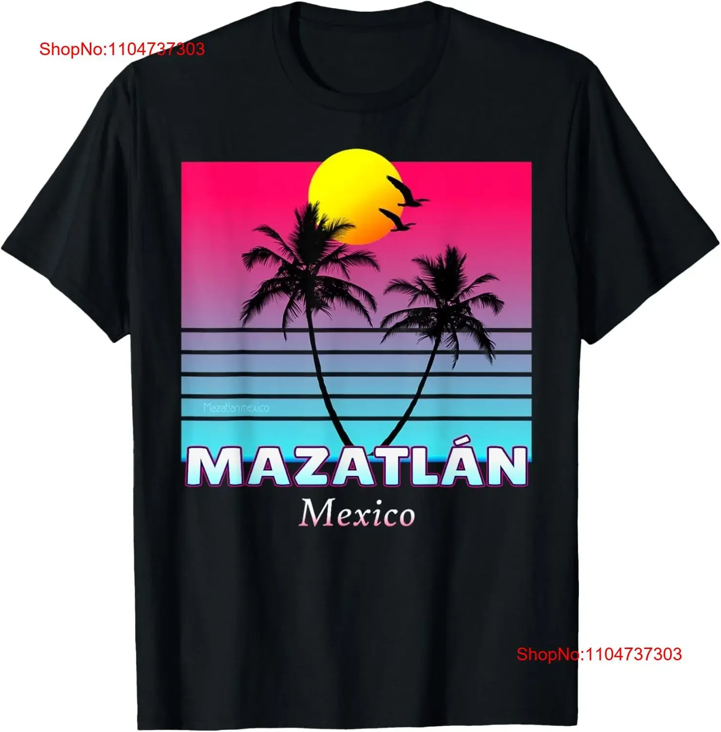 Mazatlan Sinaloa México Vacaciones Retro Vintage Camiseta vintage Lavado Elegante ropa de diseñador Gráfico unisex Transpirable Suave