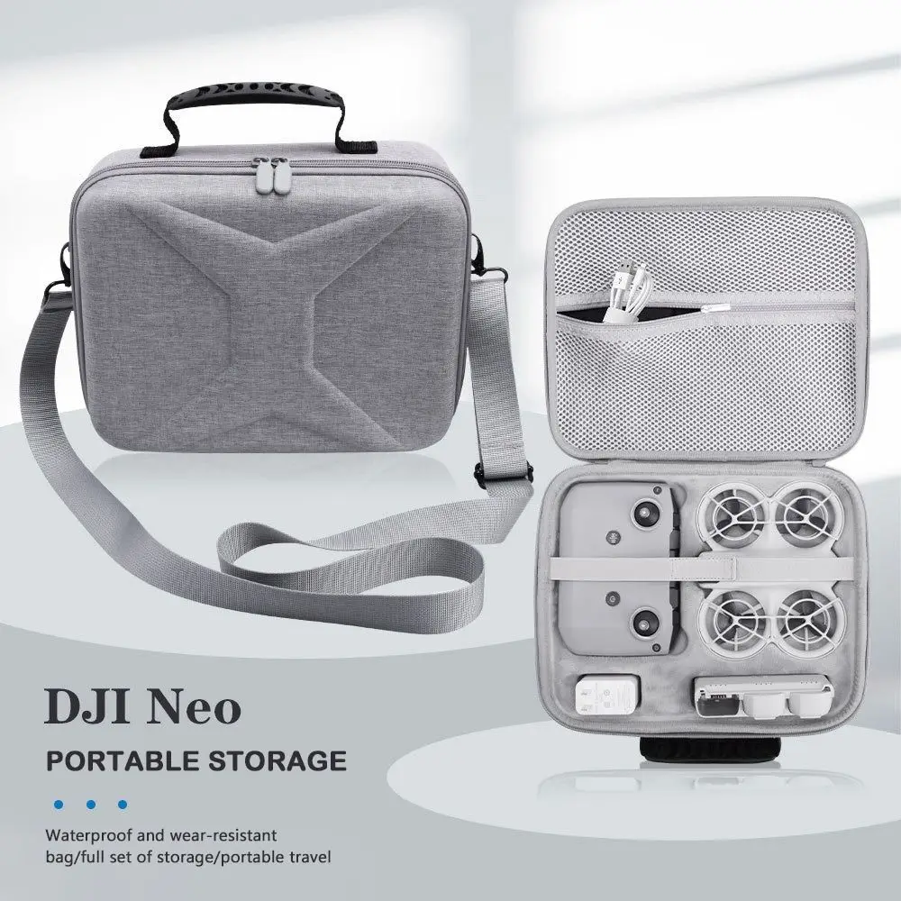 

Portable Camera Drone Storage Bag Shockproof Full Protection Explosion-Proof Box Anti Scratch Waterproof for DJI Neo