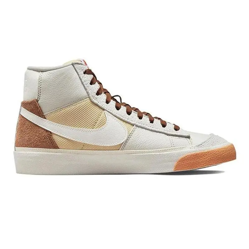 Nike Blazer Mid 77 Pro Club Light Bone Sesame Sneakers Shoes Dq7673-001 With Original Box