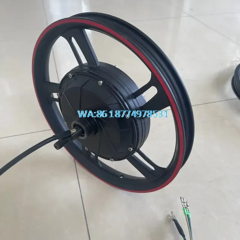 Wmwmnu for 16 Inch 3000W 72V Hub Motor Bicycle Brushless Wheel Scooter Motor