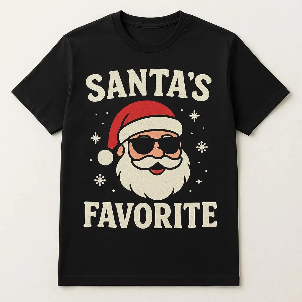

Christmas-themed new men's and women's cotton T-shirts, adult special offer, casual tops, breathable short-sleeved clothing.