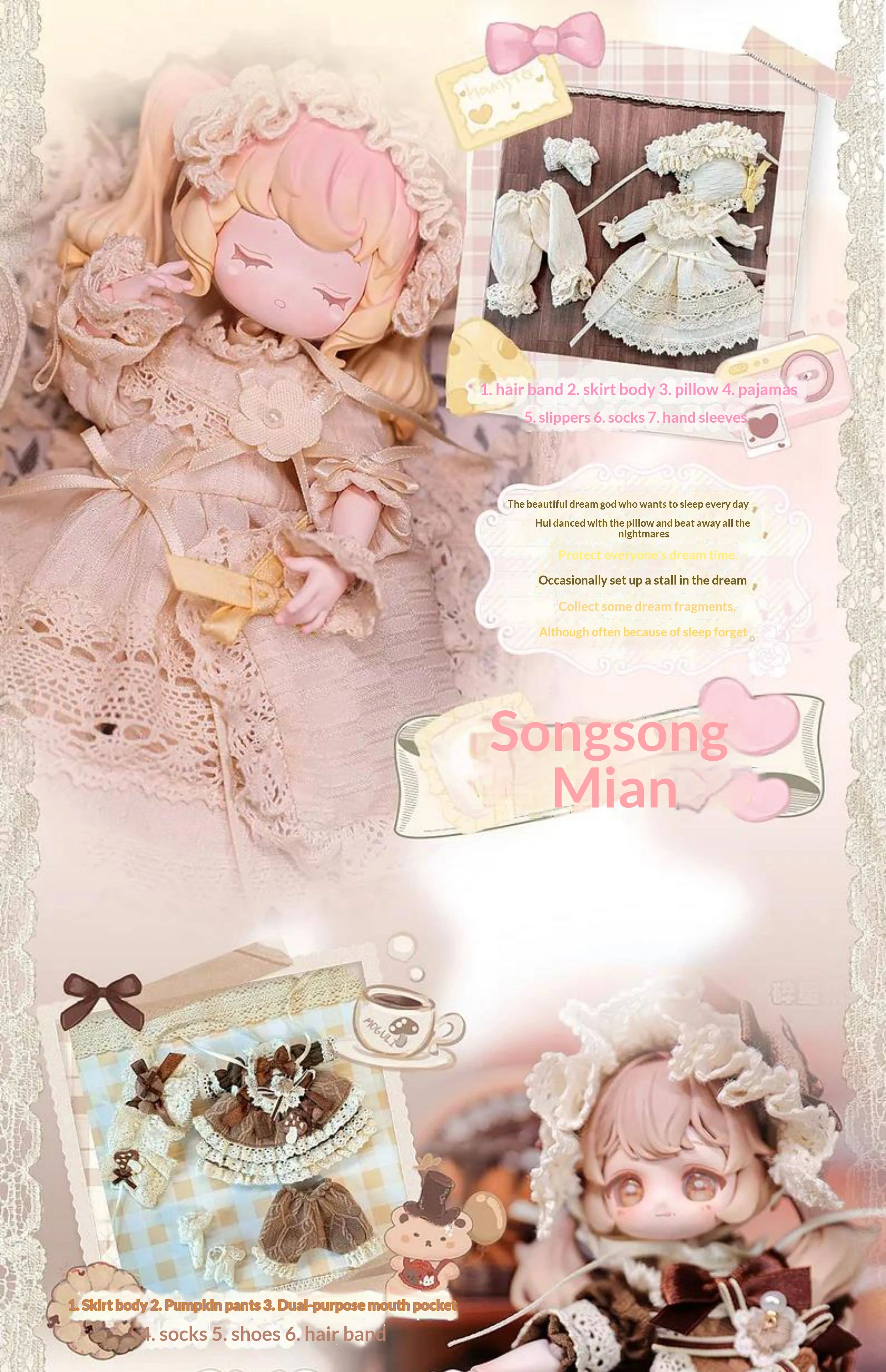 Authentische Kiseki Star Trail Antike MJD Blind Box 1/12 Maßstab Bewegliche Puppen Mini BJD Figuren Sammlerstücke Schreibtisch-Deko Geschenk – Detail 12
